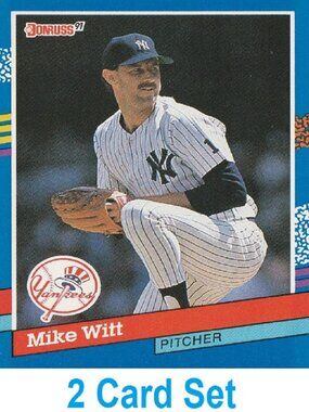 Mike Witt Baseball Card Collection